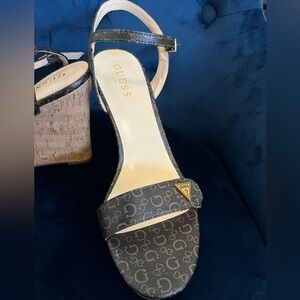 Guess Cork wedges